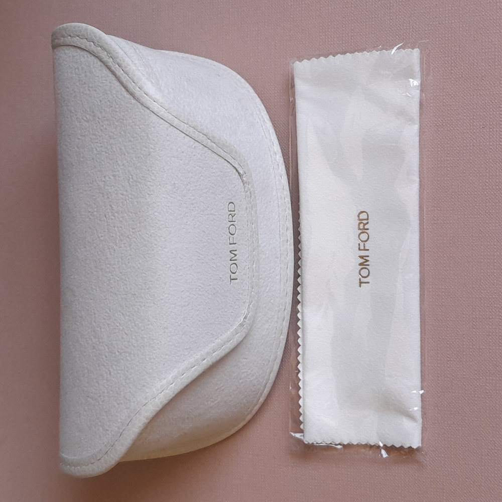 Tom Ford Sunglasses Eyeglasses Case with Dust Cloth Luxury Fashion